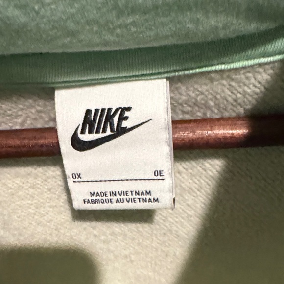 Nike Women's Light Green Hoodie - Picture 3 of 3